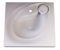 Раковина подвесная RAVAL Buta 65 Per.08.60/W белая