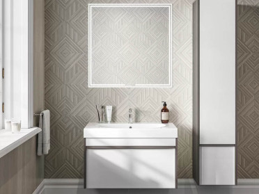 Настенная плитка Ламбро 31005R серый светлый обрезной 20x120 от Kerama Marazzi (Россия)