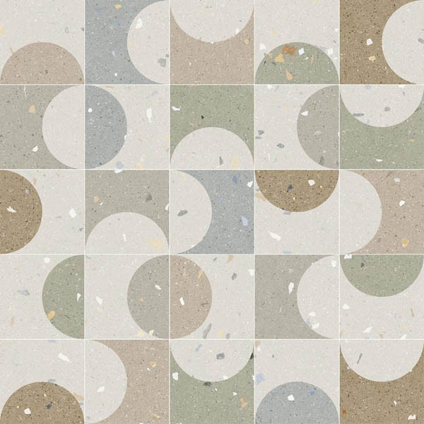 Декор CROCCANTE ZEPPOLE MULTICOLOR (ARC_8064) 20x20 от Arcana Ceramica (Испания)