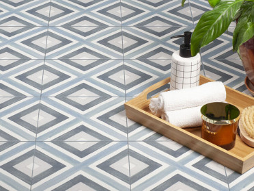 Настенная плитка Artisan Blue 19.8x19.8 от SmileTile (Индия)