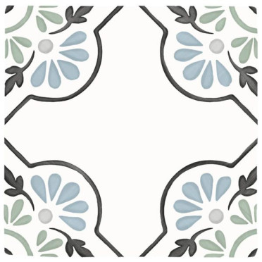 Керамогранит TANGER BLUE PETALS (3356231079) 12.3x12.3 от Harmony (Испания)