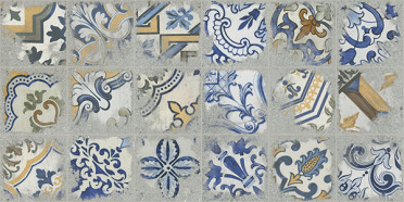 Декор ANTICO CASALE NESSO CENERE MIX RECT 20x20 от APE Ceramica (Испания)