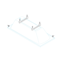 Каркас для ванны Cezares Metauro 157x62 METAURO-Central-MF