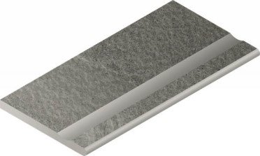 Фронтальная ступень CONTEMPORA X2 CARBON BOR. SVASATO ROUND (620090000226) 30x60 от Italon (Россия)