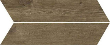Керамогранит Ossimori Marrone Chevron Extra Matt 11x54 от Ragno (Италия)
