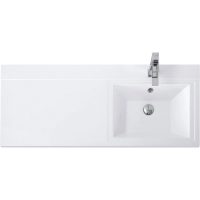 Раковина мебельная BelBagno 125 BB1200/480-LV-MR-R белая