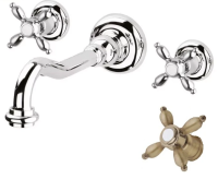 Встраиваемый смеситель для раковины Cezares Nostalgia NOSTALGIA-BLS1-02 бронза