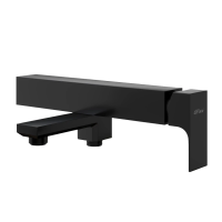 Смеситель для ванны Paini Grazia без аксессуара, черный матовый