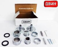 Комплект К4 Двин Заглушка 1" ВР, переходник 1" ВР с держателем для полотенцесушителя (4656759178215)