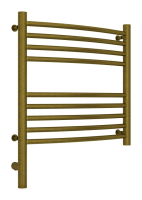 Полотенцесушитель электрический 500x500 Сунержа Богема + выгнутая 05-5802-5050 бронза