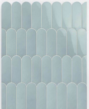 Настенная плитка Fan Mix Acqua 7.2x19.5 от Natucer (Испания)