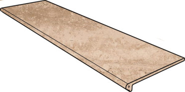 Фронтальная ступень Peld. Red. Marble Travert. Beige Liso 33x120 от Gres de Aragon (Испания)