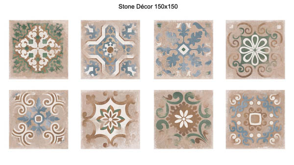 Настенная плитка Cartagena Stone Decor 15x15 от Eletto Ceramica (Россия)