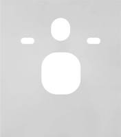 Шумоизоляционная панель для инсталляции Ceramica Nova CN121000 белый