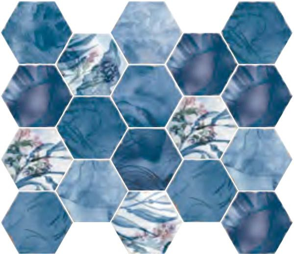 Керамогранит Touareg Blue Mix 13.9x16 от APE Ceramica (Испания)