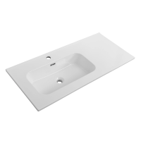 Раковина мебельная Cezares Duet 100 CZR-8095-100-L белая