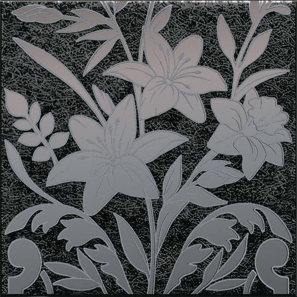 Декор Барберино 3 чёрный глянцевый (HGD/B567/5292) 20x20x0.69 от Kerama Marazzi (Россия)
