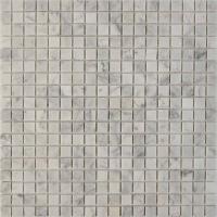 pixmosaic PIX 241 Bianco carrara, чип 15x15 мм, сетка 305х305x4 мм, Полированная