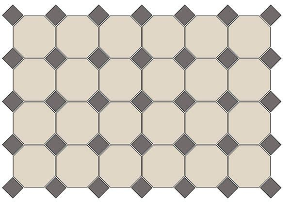 Керамогранит CE.SI. ART DECO Sodio ottagono СП164 10x10 от CE.SI. (Италия)