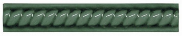Бордюр TRENZA PB C/C VERDE OSCURO 2.5x15 от ADEX (Испания)