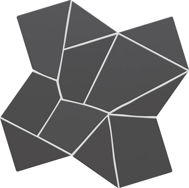 Керамогранит TRENCADIS Gaudi Basalt 25.5x25.5 от WOW (Испания)