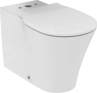 Чаша напольного унитаза с сиденьем микролифт Ideal Standard Connect E013701+E036601 безободковая