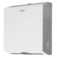 Диспенсер для бумажных полотенец Nofer 04006.W белый