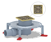 Трап для душа Bronze de Luxe 21975-5602 бронзовый