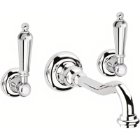 Смеситель Cezares First FIRST-BLS1-01-M для раковины встраиваемый хром ручки хром