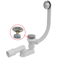Слив-перелив для ванны AlcaPlast 504CKM