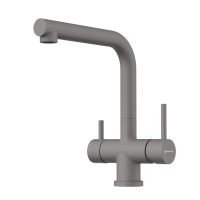 Смеситель для кухни с выдвижной лейкой Omoikiri Takamatsu-S-GR 4994562 leningrad grey