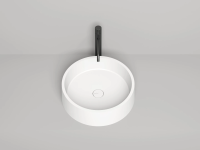 Раковина накладная Salini Gloria 45 1102201M белая