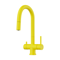 Смеситель для кухни с выдвижной лейкой Omoikiri Akita-S-SL 4994440 sicilian lemon