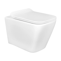 Унитаз подвесной с сиденьем микролифт Aquatek Дельта AQ1911-00 безободковый