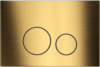 Кнопка смыва Aquatek KDI-0000038 титановое золото