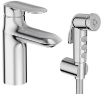 Cмеситель для раковины с гигиеническим душем Jacob Delafon Kumin E99465-CP