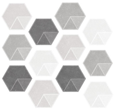 Керамогранит ATILA Matt Hexa (6 вариаций рис.) 23.2x26.7 от ITT Ceramic (Испания)