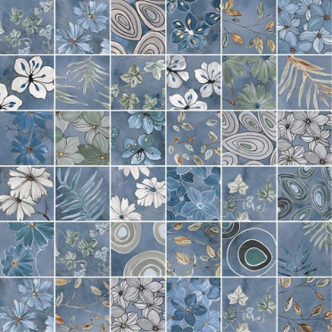 Керамогранит EMOTION Dream Blue luc_matt. (03A20A5) 20x20 от Elios/Exelle (Италия)