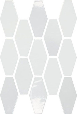 Настенная плитка HARLEQUIN WHITE 10x20 от APE Ceramica (Испания)