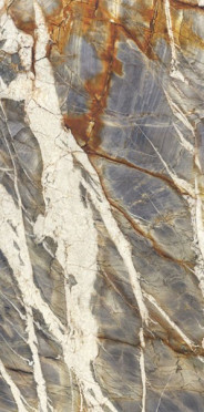 Керамогранит ULTRA MARMI Blue Tempest Block B luc.shiny 300x150 от Ariostea (Италия)