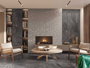 Керамогранит Slate Stone Anthracite Lap RC 100 100x100 от Sanchis Home (Испания)