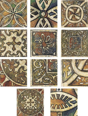 Декор Bolonia Medievo decor 20x20 от Mainzu (Испания)