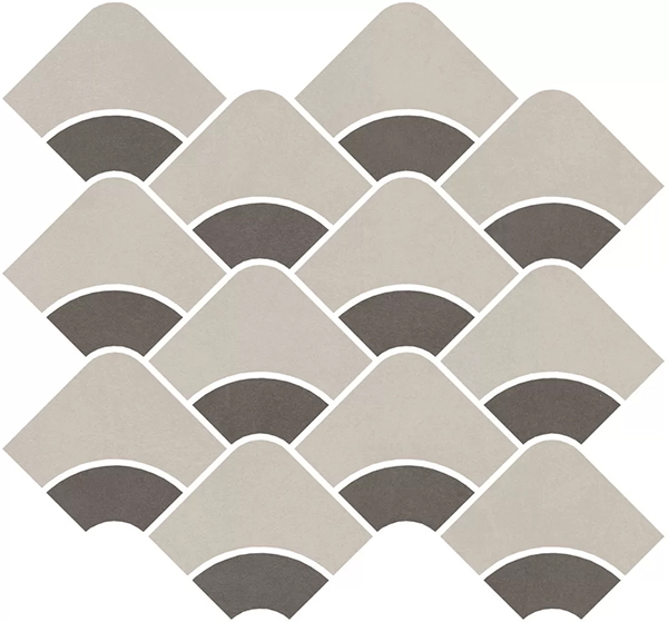 Мозаика Таделакт наборный бежевый светлый/коричневый мат.обр.(KMD2HID008BR) 30x28 от Kerama Marazzi (Россия)