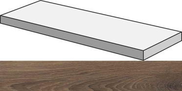 Угловая ступень ECO CHIC ANG.TOP DX BROWN RET правая (PF60006673) 32x120x4.5 от ABK Ceramiche (Италия)