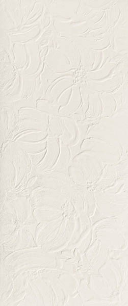 Настенная плитка 3D WALL PLASTER Bloom White (AHQV) 50x120 от Atlas Concorde (Италия)
