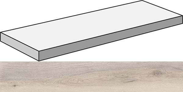 Угловая ступень ECO CHIC ANG.TOP SX ALMOND RET левая (PF60006666) 32x120x4.5 от ABK Ceramiche (Италия)