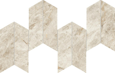 Мозаика Marvel Diva Taj Mahal Mosaico Chevron Velvet (AYD3) 17.5x46.3 от Atlas Concorde (Италия)