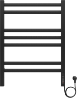 Полотенцесушитель электрический 500x700 Aquatek Поларис AQ EL KO0770BL черный