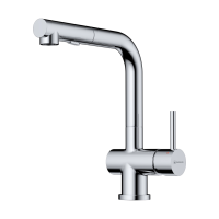 Смеситель для кухни с выдвижной лейкой Omoikiri Koriyama-SB 4991006 нержавеющая сталь