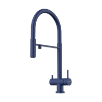 Смеситель для кухни с выдвижной лейкой Omoikiri Kanto-IB 4994427 indigo blue
